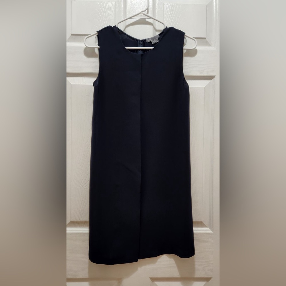 Vince silk blend shift dress